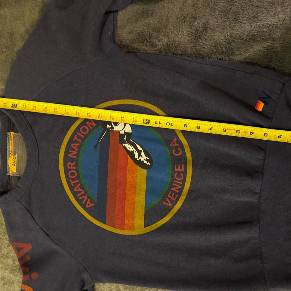 Aviator Nation Blue Logo Sweatshirt - Picture 7 of 7